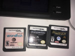 Nintendo dsi (#2) black with 3 games for sale