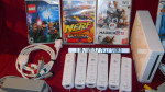 Nintendo Wii Console Bundle 10 Video Games Wii Sports All Cables Plug