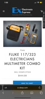 Fluke multimeter combo kit