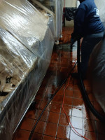 Power washing and moving things