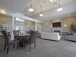 Luxurious apartment living space at Hawthorne Commons in historic Salem, Massachusetts.