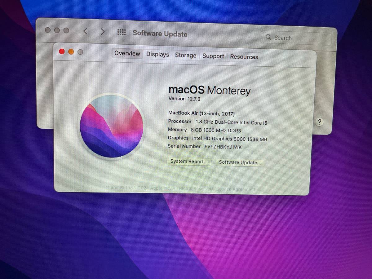2017 MacBook Air - 13", brand new battery, excellent cond.