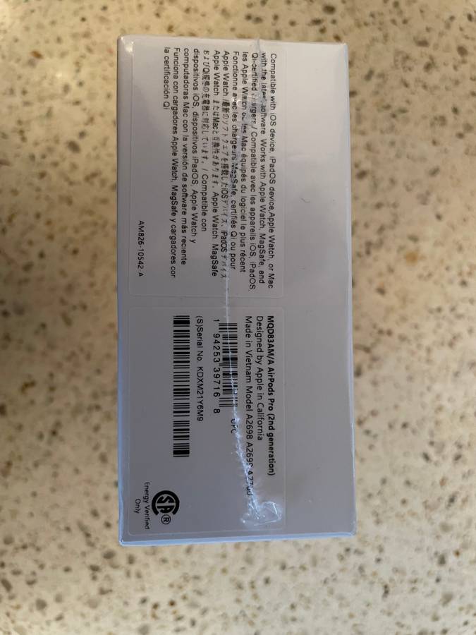 Airpods Pro 2 Noise cancelling, mag safe , New
