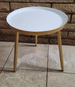 Gold Midcentury Style End Table