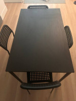 Ikea Sandsberg table with 4 chairs
