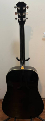 Black Acoustic Guitar Carlo Robelli New York Established 1932