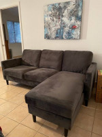 Sofa with chaise