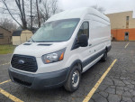 2018 Ford Transit 250 van in excellent condition, ideal for cargo transport, featuring rear view camera and ample space.