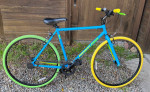 Colorful, fun, like new bike