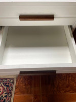 MCM Style 2 Drawer Accent Table