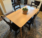 IKEA Lisabo Dining Table - IKEA Nordviken Dining Chairs w/Nordviken Chair Pads