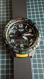 CASIO PROTREK PRT-B50 Men's Watch Bluetooth Smartphone Link ABC Quad