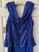 Formal long dress. Royal Blue. Size 16. New with tag.
