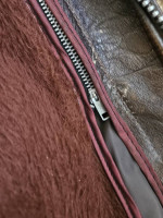 Lesco Café Racer Leather Motorcycle Jacket