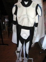 Star Wars Trooper Costume, Helmet Mask, Light Sabers, Laser Guns...