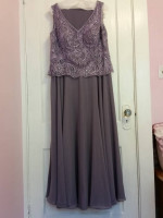BEAUTIFUL, FORMAL, LILAC HEATHER GOWN!