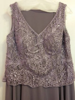 BEAUTIFUL, FORMAL, LILAC HEATHER GOWN!