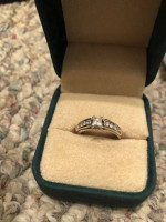 Greenberg’s platinum and 14K white gold