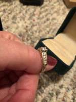 Greenberg’s platinum and 14K white gold