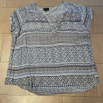 Jones New York V-neck short sleeve top - Plus Size 1x