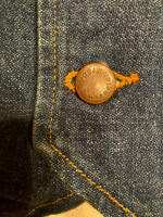 Women’s Western Wrangler Blue Denim VEST with LACE TRIM Size Medium