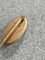 AMAZING Antique 14K American Southwest Turquoise Stick Pin