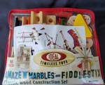 2006 Amaze N Marbles and Fiddlestix 98 Piece Wood Construction Set