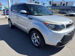 2015 Kia Soul wagon in bright silver with 64,127 miles, featuring a 2L engine and spacious interior
