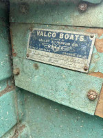 Vintage Volco &t€ Aluminum fishing Boat W Accessories