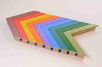 Colored Wooden Frame for Photo, Watercolor, Poster... Width 0.8 inches. Height 0.8 inches.