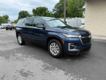 2022 Chevrolet Traverse High Country in Northsky Blue Metallic with 41,000 miles, featuring a backup camera and Bluetooth.