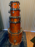 YAMAHA STAGE CUSTOM FIVE PIECE DRUM SET SHELL PACK WITH HARDWARE NEW