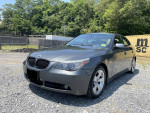 2004 BMW 530i in gray with black leather interior, powered features and clean title for sale