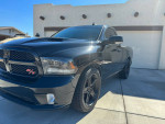 2015 Ram 1500 R/T supercharged truck with 500+ HP, blacked out design and 22-inch wheels in great condition.