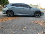 2021 Honda Civic EX Hatchback in excellent condition, featuring sporty design and modern amenities.