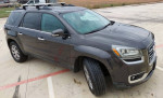 2013 GMC Acadia SLT FWD in gray color with clean leather interior and new tires parked outdoors.
