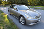 2009 Infiniti G37 Sport Sedan in a parking area with clean exterior and alloy wheels