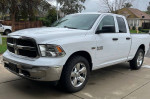 White Dodge Ram 1500 4x4 with 5.7 Hemi engine for sale, excellent condition and new tires.