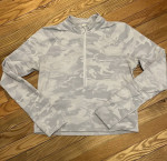 Lululemon Camo Long Sleeve Half Zip Top