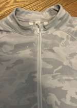 Lululemon Camo Long Sleeve Half Zip Top