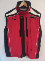 SPYDER Entrant Dermizax EV Men's Red Hoodie Vest Large EUC