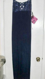 New Blue Prom / formal gown - sz 7/8 (NWT)