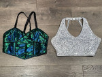 2 Adult Small Dance Tops, Sports Bras, Dress-Up Clothes, Worn Once!