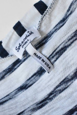 SPLENDID Size SMALL Striped Long-Sleeved T-shirt MADE IN USA