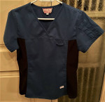 Imperial Blue Ladies Scrubs Top - Size S