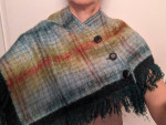 Vintage Strathtay Originals Scotland Wool/Mohair Shoulder Wrap/Shawl
