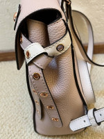 Michael Kors Leather Backpack Bag Soft Pink/Cream