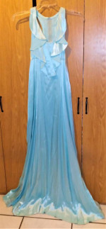 Vintage Light Blue Prom/Formal/Maxi Dress - 1973