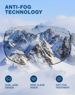 NEW ZIONOR X Ski Goggles OTG Snowboard Detachable Lens Adult Men Women