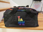 LOS ANGELES DODGERS PRIDE NIGHT DUFFLE BAG *NEW* 5/31/2019